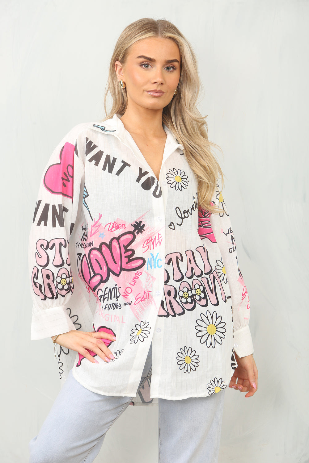 GRAFFITI PRINT SHIRT (15117592756608)