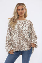 LEOPARD HEM OVERSIZED TOP (15357097935232)