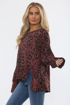 SIDE SLIT LEOPARD SWEAT (15361034977664)