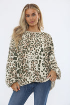 LEOPARD HEM OVERSIZED TOP (15357105602944)