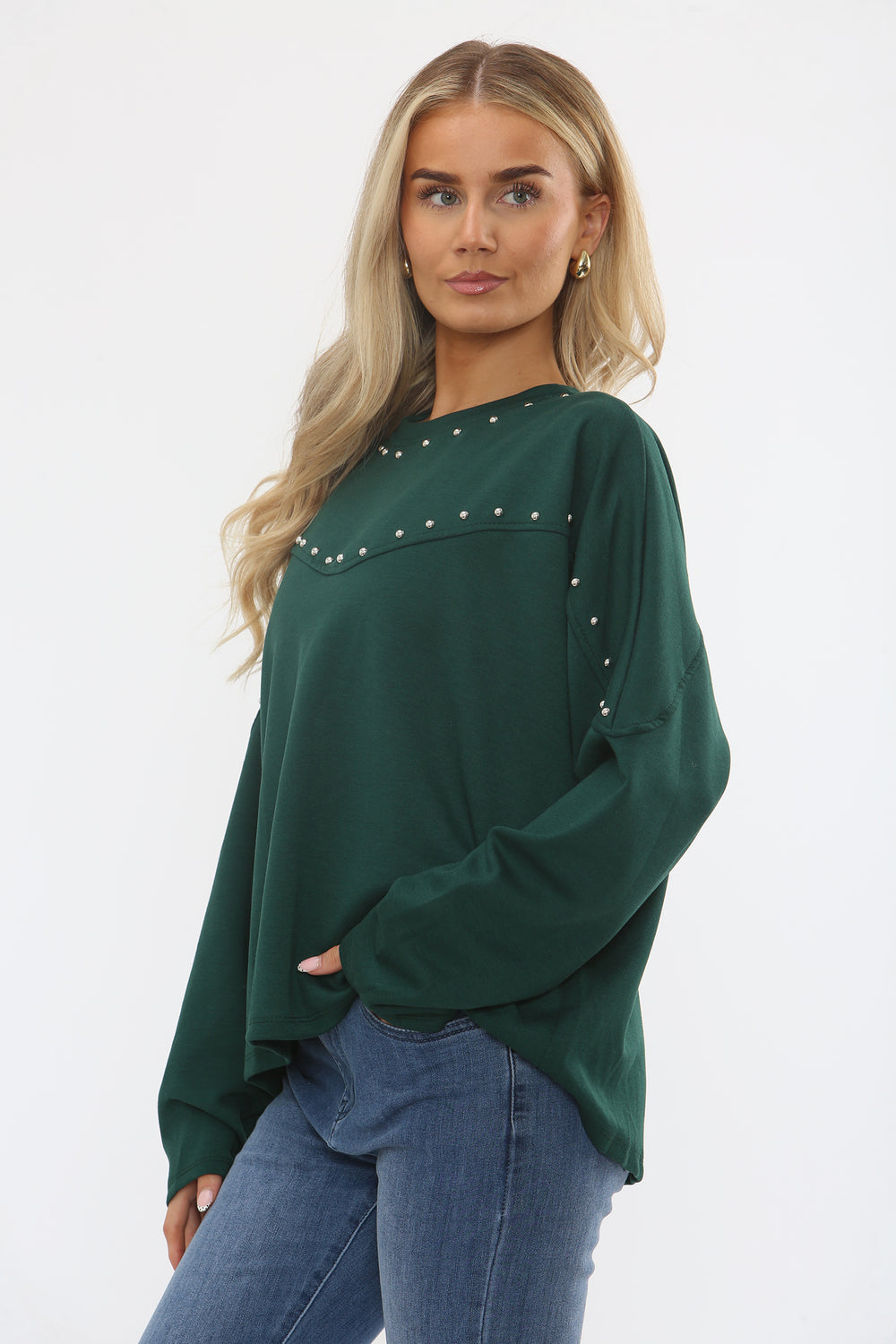 STUD DETAIL JUMPER TOP (15361039860096)
