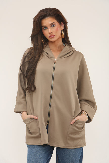 GOLS ZIP POCKET HOODED JACKET (15302620316032)