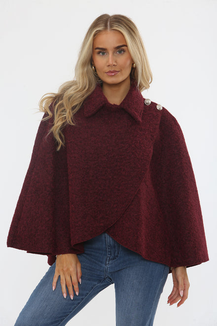 GOLD BUTTON SHOULDER KNITTTED TOP (15357120151936)
