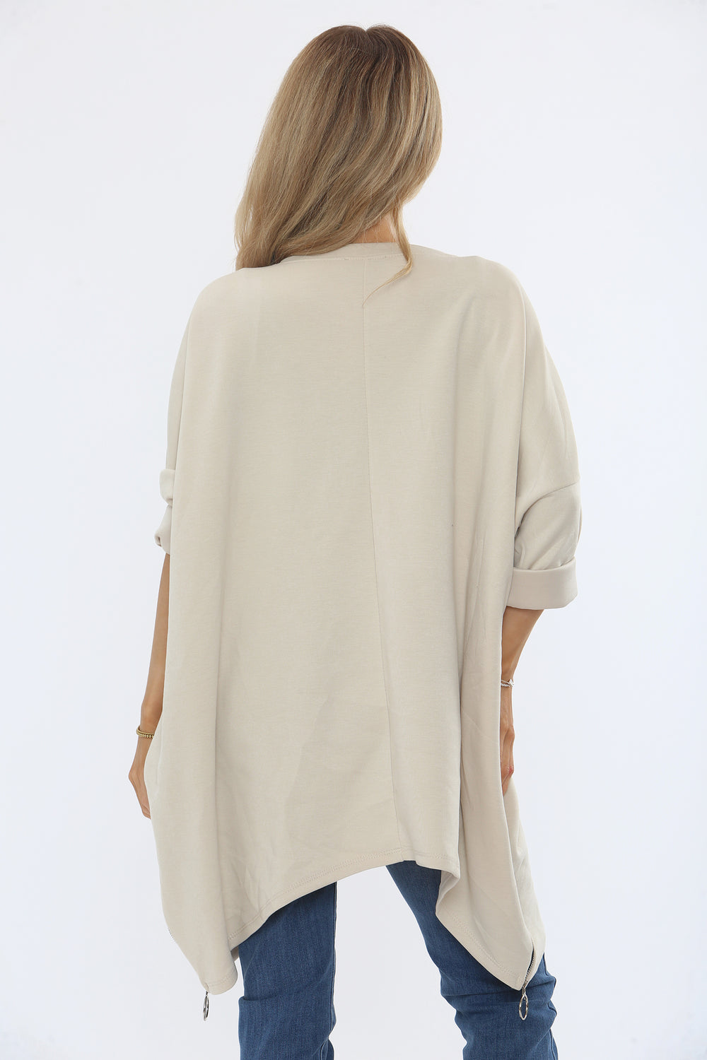 DETAIL SEQUIN ZIP SWEAT (15357144695168)