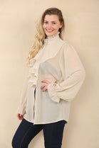 RUFFLE LONG SLEEVE SHIRT (15084702302592)