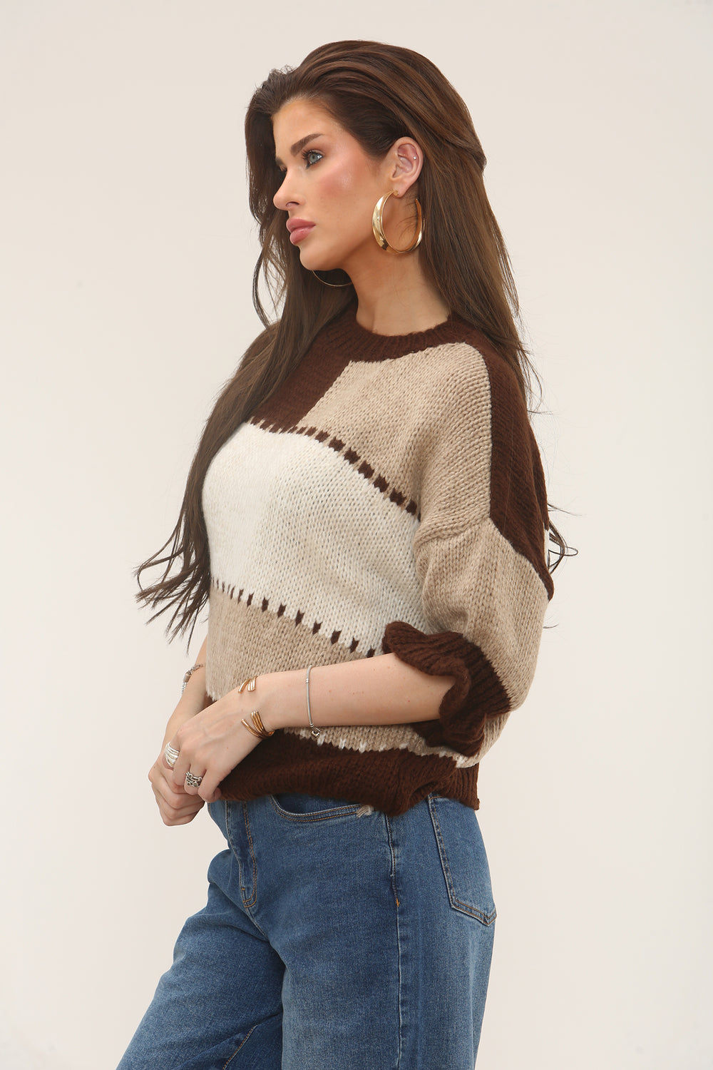PATCH KNIT FRILL TOP (Copy) (15302546063744)