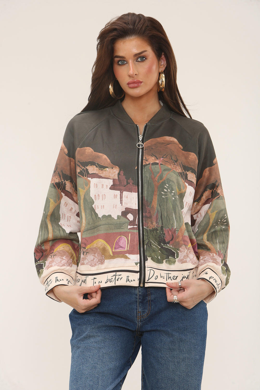 AMALFI SOFT FEEL BOMBER JACKET (15302683394432)
