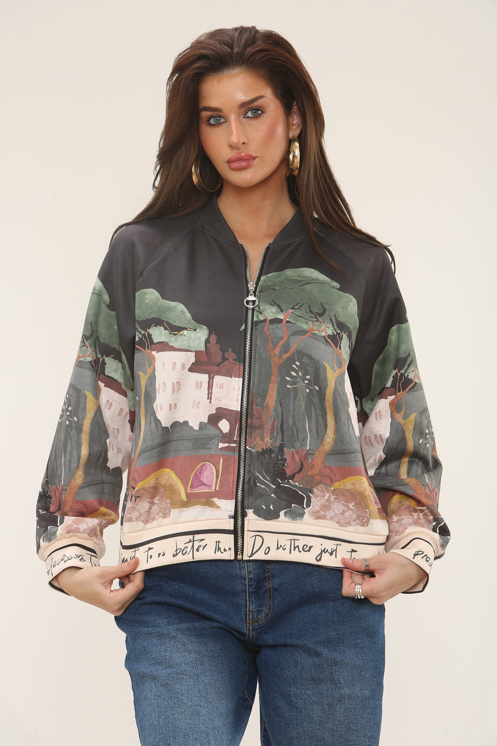 AMALFI SOFT FEEL BOMBER JACKET (15302684868992)