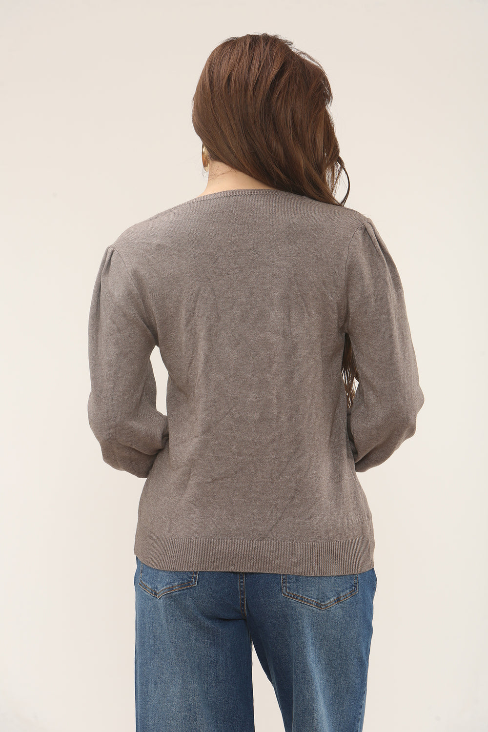 GOLD BUTTON SLEEVE DETAIL JUMPER (15302691488128)
