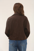 GOLD BROACH DOUBLE COLLAR SHIRT (15302391398784)