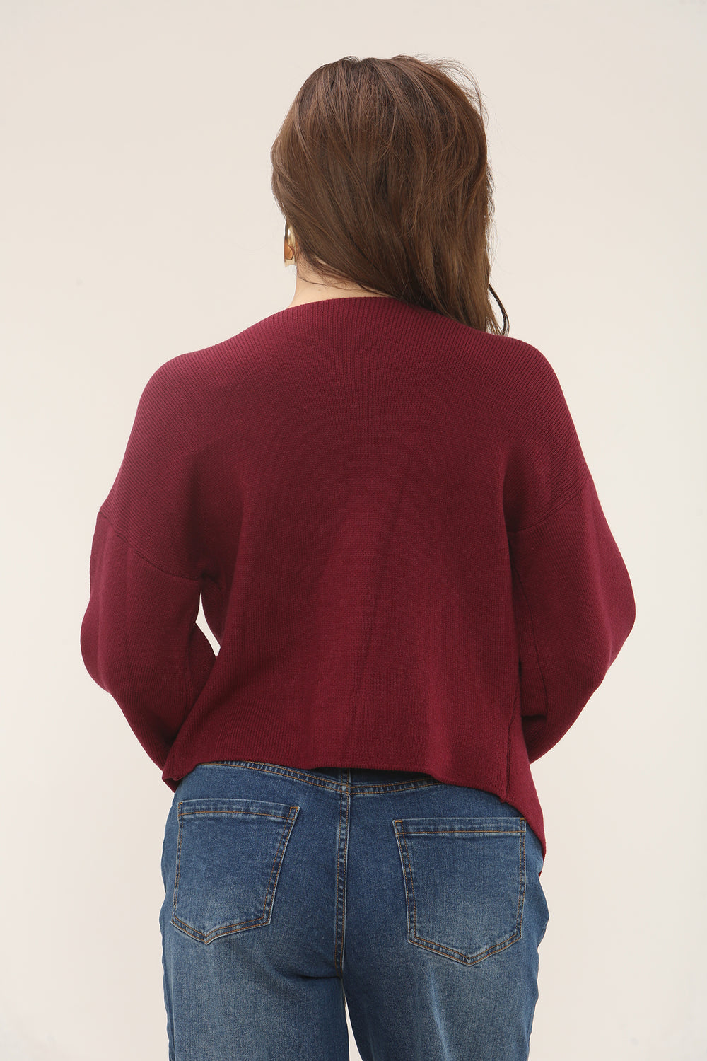 PUFF SLEEVE GOLD BUTTON TOP (15302489407872)