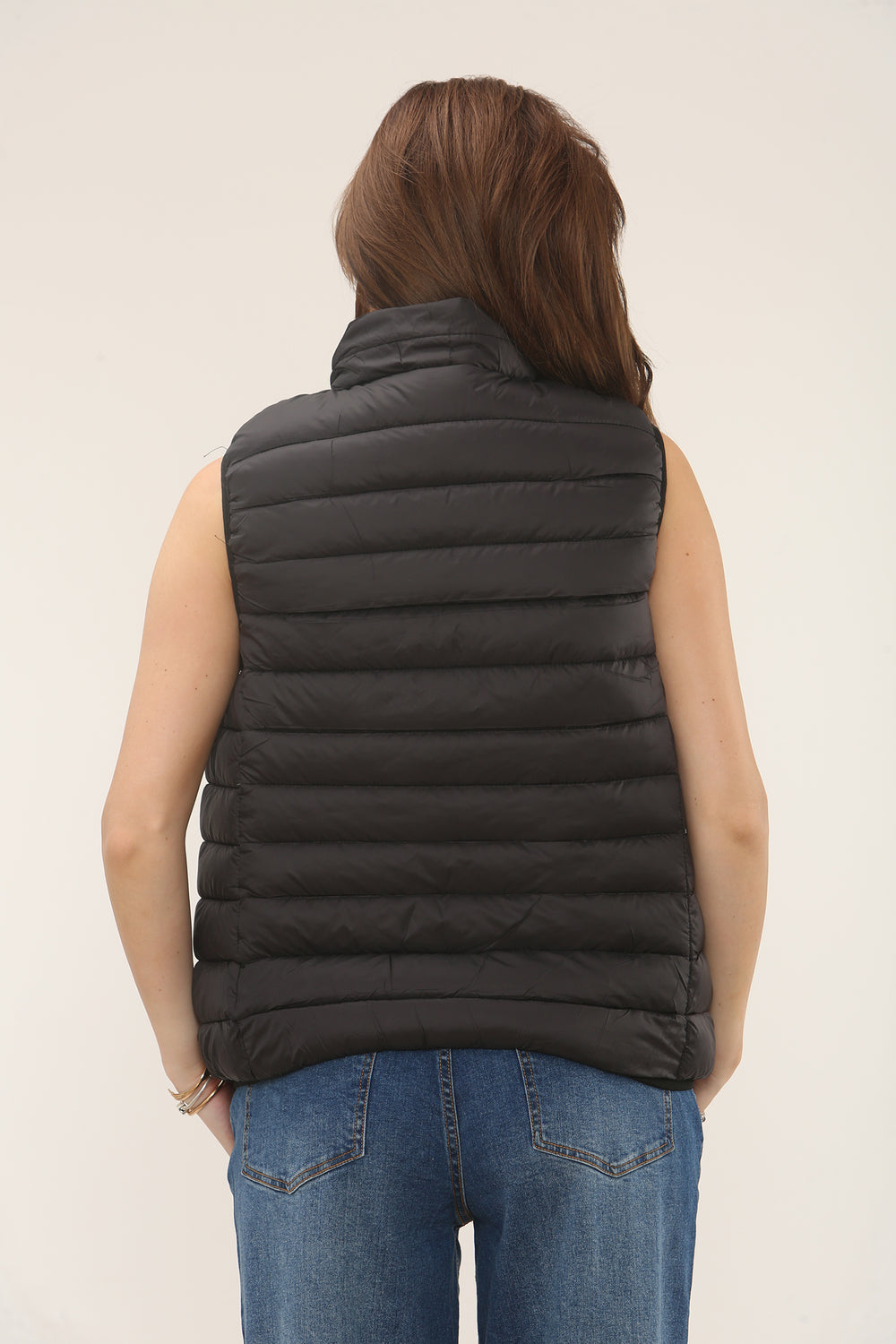 ZIP SIDE POCKET PUFFA JACKET (15310196703616)