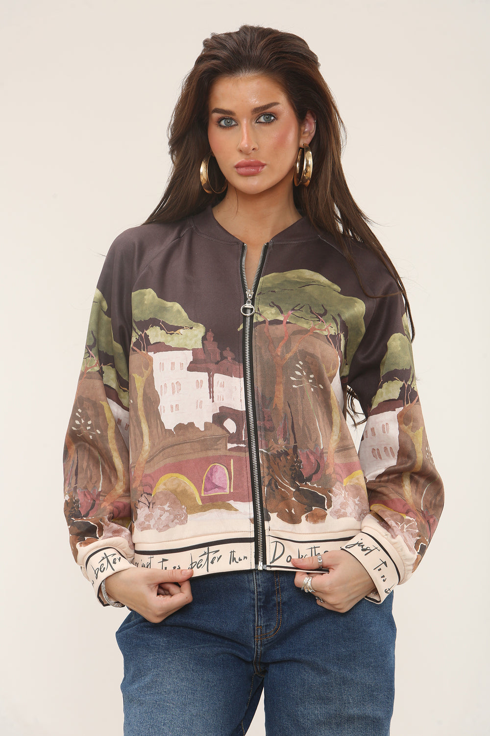 AMALFI SOFT FEEL BOMBER JACKET (15302676840832)
