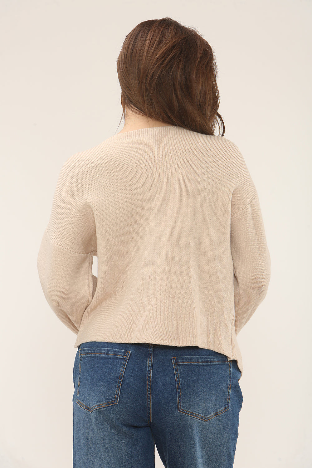 PUFF SLEEVE GOLD BUTTON TOP (15302501171584)