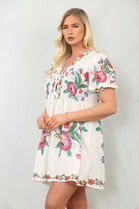 PRINTED BOW DRESS (15137396359552)