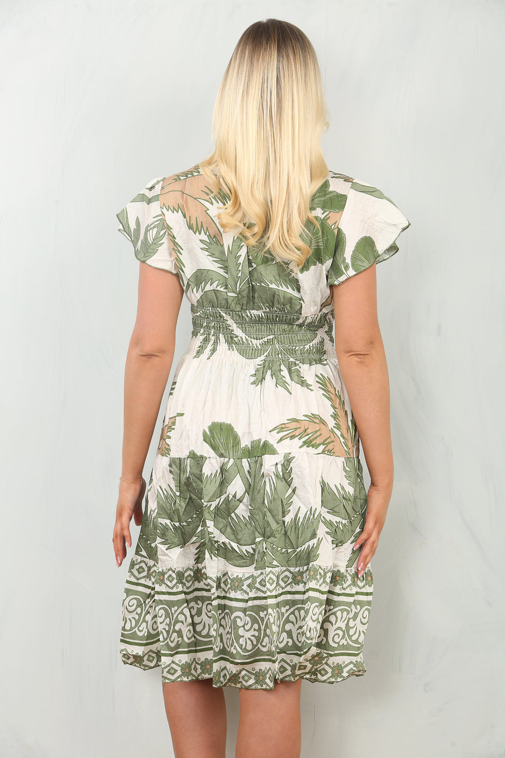 PRINTED BUTTON DETAIL DRESS (MIXED COLOUR PACK) (15137295663488)