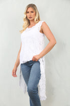 PAISLEY CROCHET HIGH LOW VEST (15135101714816)