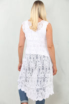 PAISLEY CROCHET HIGH LOW VEST (15135101714816)