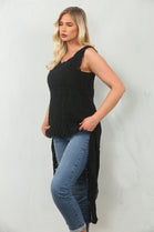 PAISLEY CROCHET HIGH LOW VEST (15135102337408)