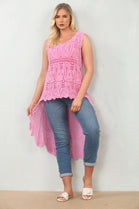 PAISLEY CROCHET HIGH LOW VEST (15135102730624)