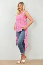 PAISLEY CROCHET HIGH LOW VEST (15135102730624)