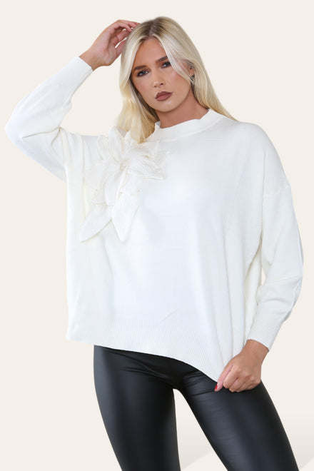 SINGLE FLOWER PATCH JUMPER (8681147433208)