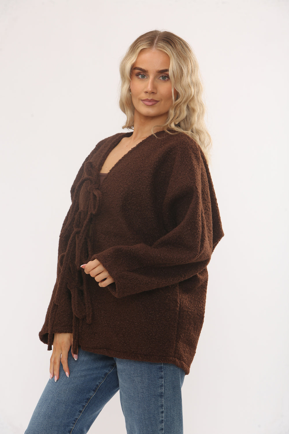 BOW KNITTED JACKET (15343674950016)