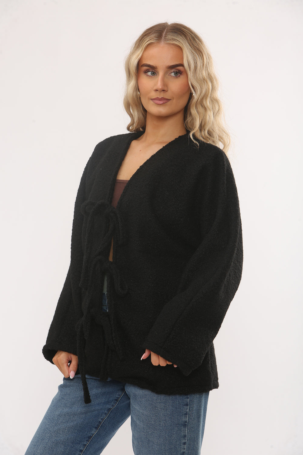 BOW KNITTED JACKET (15343672459648)