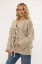 BOW KNITTED JACKET (15343668855168)