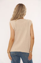 TWISTED FRONT KNITTED VEST (15347104285056)