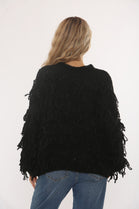 GOLD BUTTON FRINGE CARDIGAN (15343644639616)