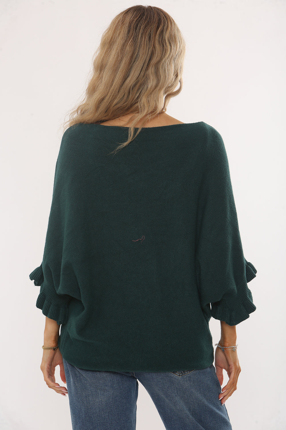 FRILL SLEEVE JUMPER (15332442669440) (15348270727552)
