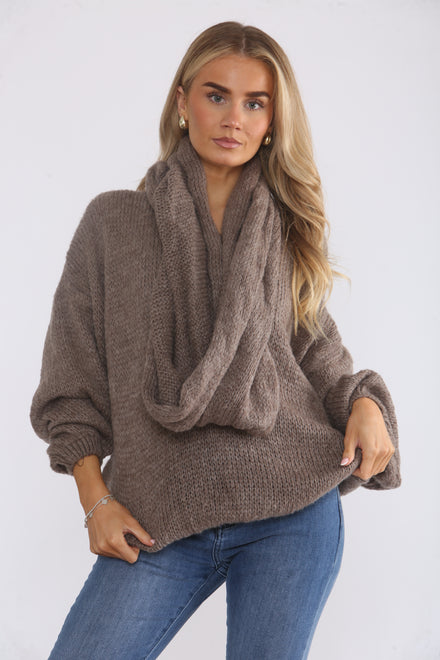 SCRAF KNITTED JUMPER