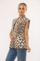 GRAFFITI BACK LEOPARD WAIST COAT (15343719350656)