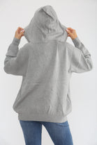 DETAIL SEQUIN HOODED JUMPER