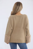 FURR CUFF JUMPER