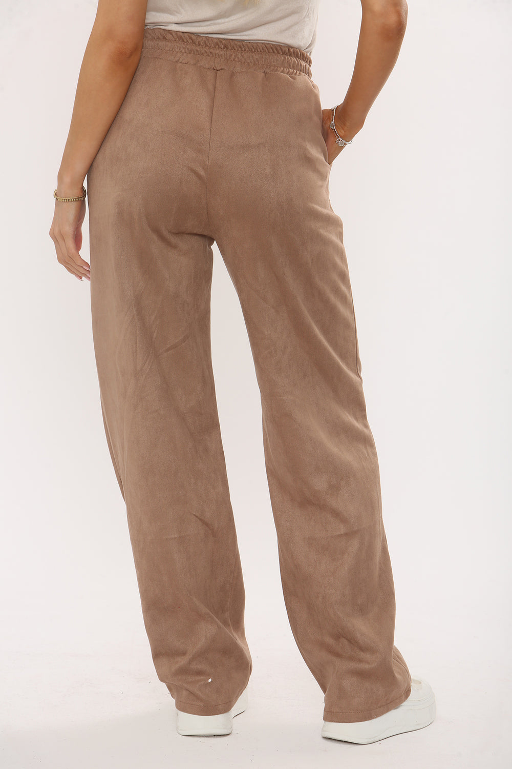 SUEDE DETAIL TROUSER (15347251708288) (15358121214336)
