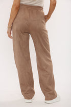 SUEDE DETAIL TROUSER (15347251708288) (15358121214336)