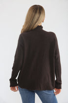 MOCK NECK KNIT JUMPER