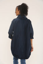 Longline zip detail raincoat (15258366902656) (15269668389248)