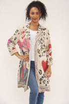 Printed pocket detail Cardigan (15262308893056)