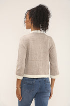 2Tone button detail cardigan (15262318723456) (15278576042368)