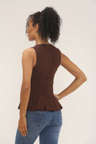 Peplum Knitted Top (15258698940800)