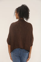Cap Sleeve knitted button Cardigan (15258637500800) (15300340810112)