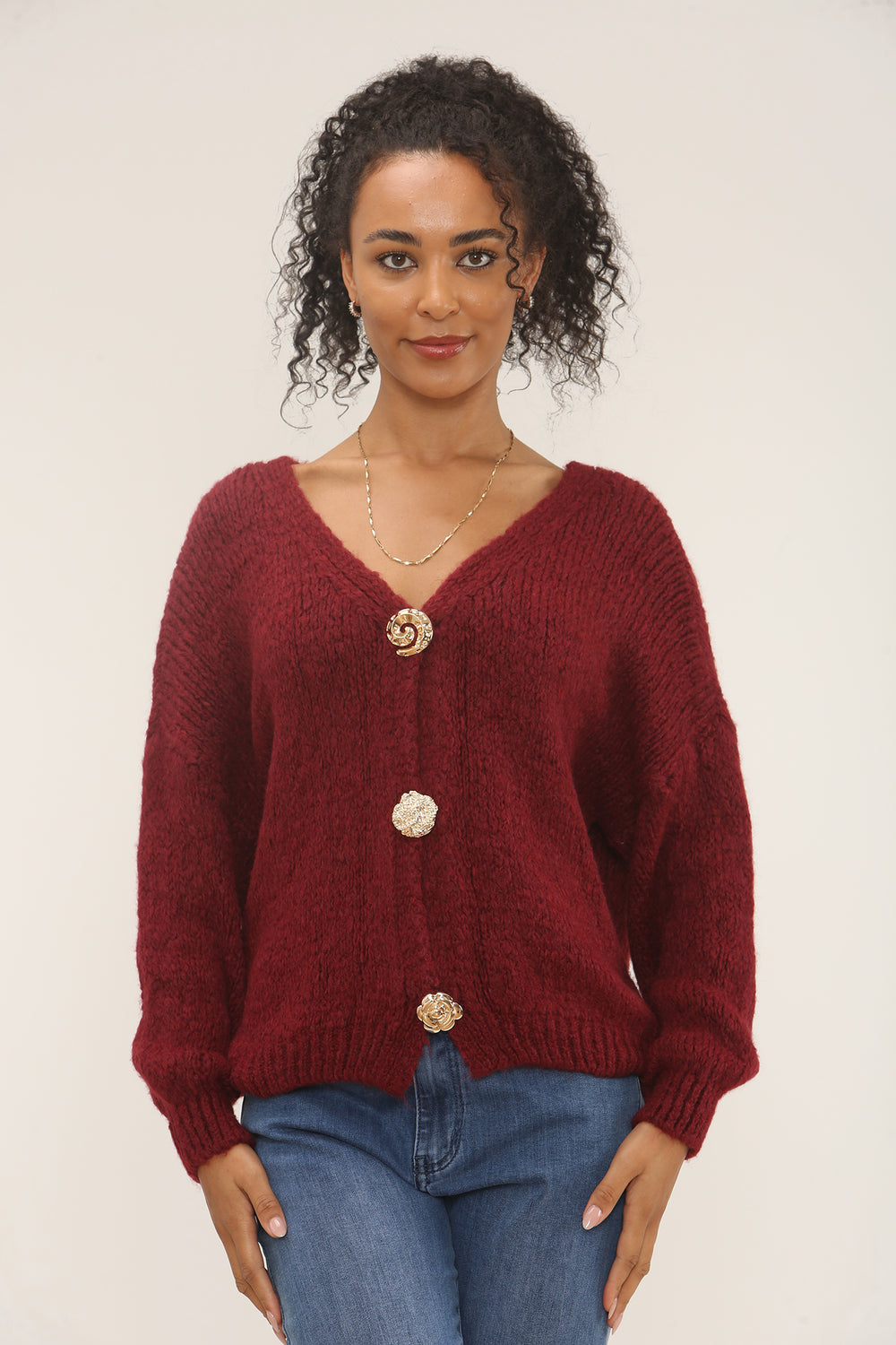 Multi symbol button detail Cardigan (15262724882816)