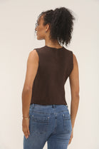 Double Breasted fine knit waistcoat (15262765220224) (15335636926848)