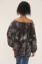 Printed Oversized Blouse (15258390495616)