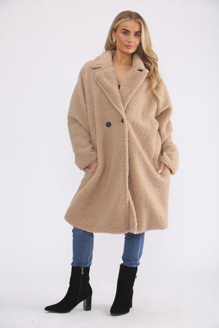 OVERSIZED TEDDY COAT