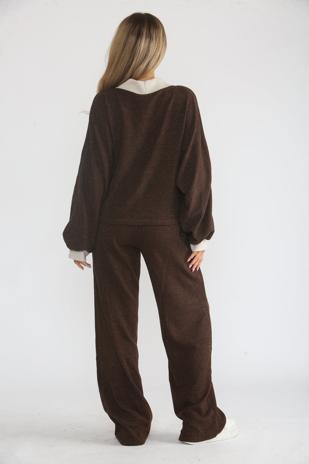 GLITTER 2TONE BUTTON CO-ORD SET