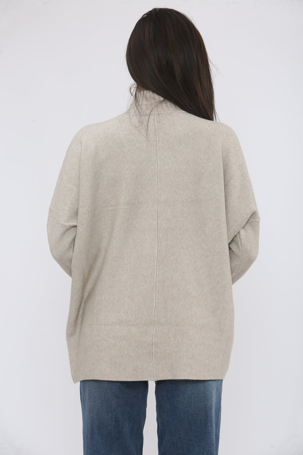 PATTERN HIGH NECK JUMPER